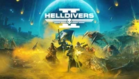 Helldivers 2: Epischer Kampf gegen außerirdische Bedrohungen in einer dystopischen Landschaft