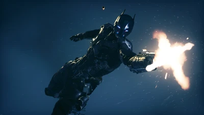 Batman in Aktion: Der Arkham Knight taucht aus den Schatten auf