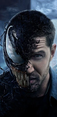 Tom Hardy en tant que Venom : Le symbiote libéré