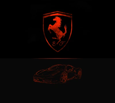 Ferrari 458 Italia Abstract Design