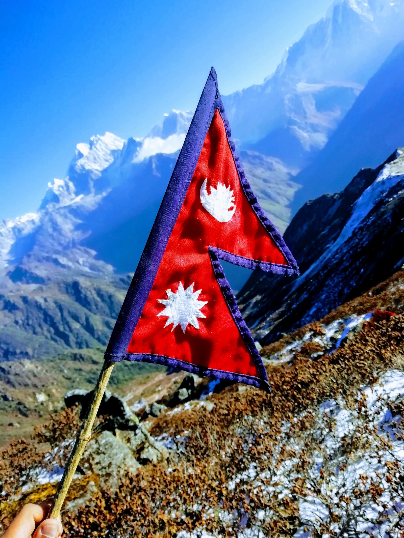 Baixar papel de parede nepal, bandeira, nepal flag