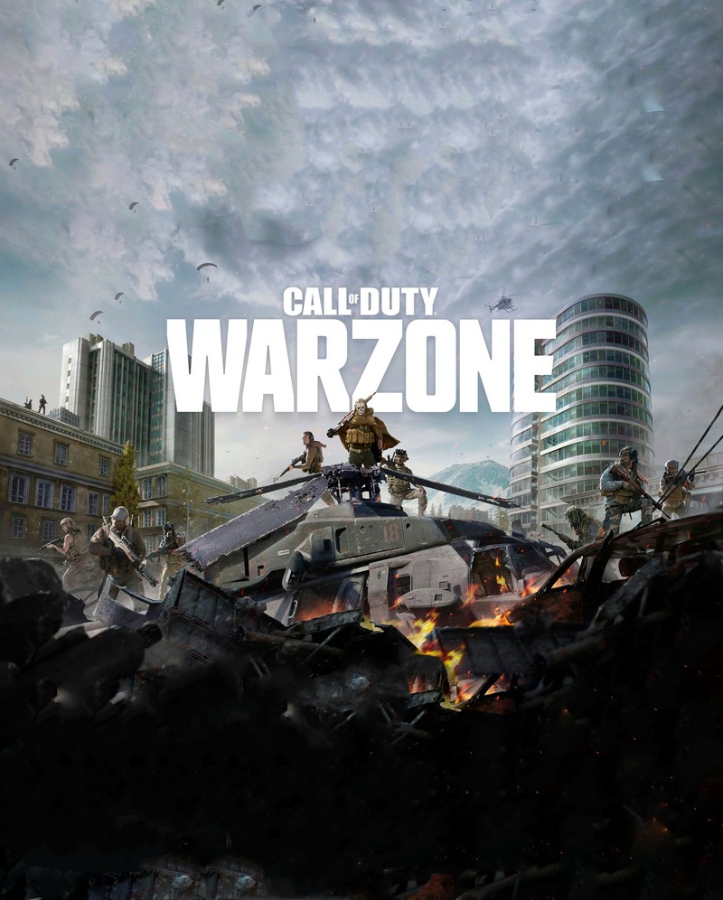 Постер call of duty warzone с мужчиной на танке (армия, игра, война, пк, pc)