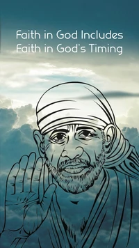 La fe en Dios incluye la fe en el tiempo de Dios - Fondo de Sai Baba