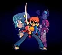 Affrontement épique : Scott Pilgrim prêt pour le combat