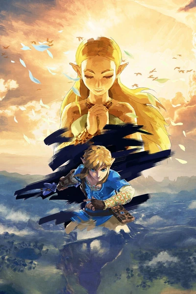 Die Legende von Zelda: Link und Prinzessin Zelda in einem epischen Abenteuer