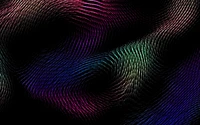 drift, macos catalina, colorful, waves, black background wallpaper