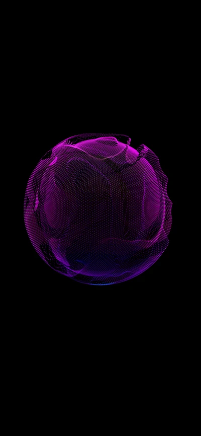 Purple Visual Effect Sphere in Automotive Lighting