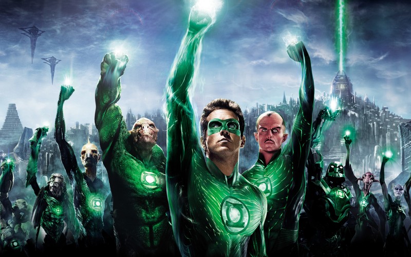 Зеленые фонарщики готовы сражаться в новом фильме (зеленый фонарь, green lantern, хал джордан, hal jordan, dc comics)