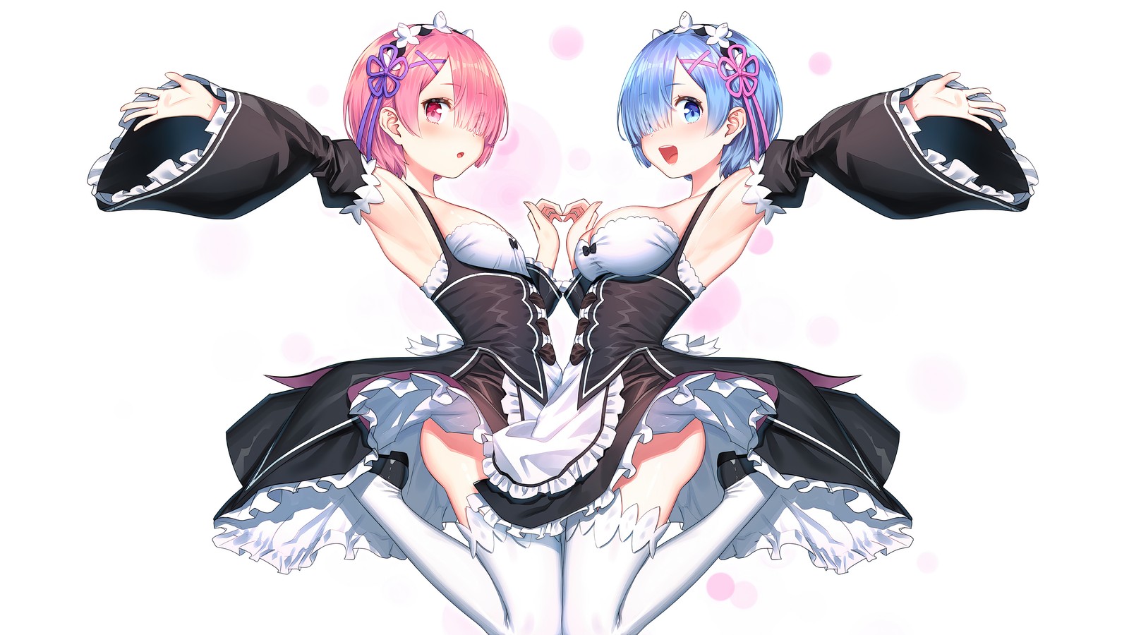 ram, rem, re zero, anime, re zero starting life in another world Download Wallpaper