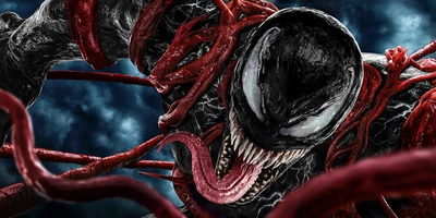 Venom : Laissez place à Carnage - Gros plan intense de Venom en 8K