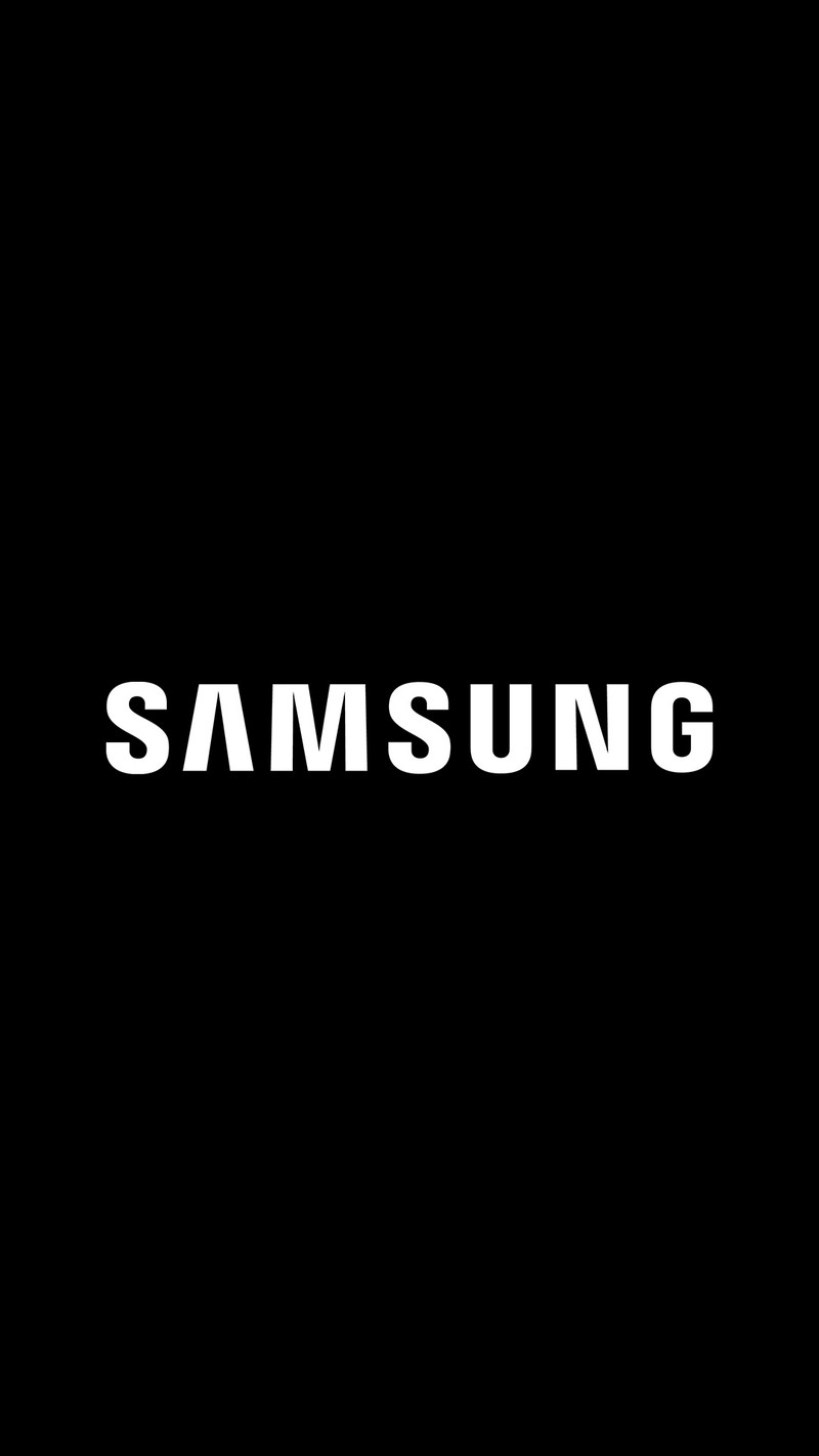 Крупный план черного логотипа samsung на черном фоне (2017, чёрный, край, галактика, логотип)