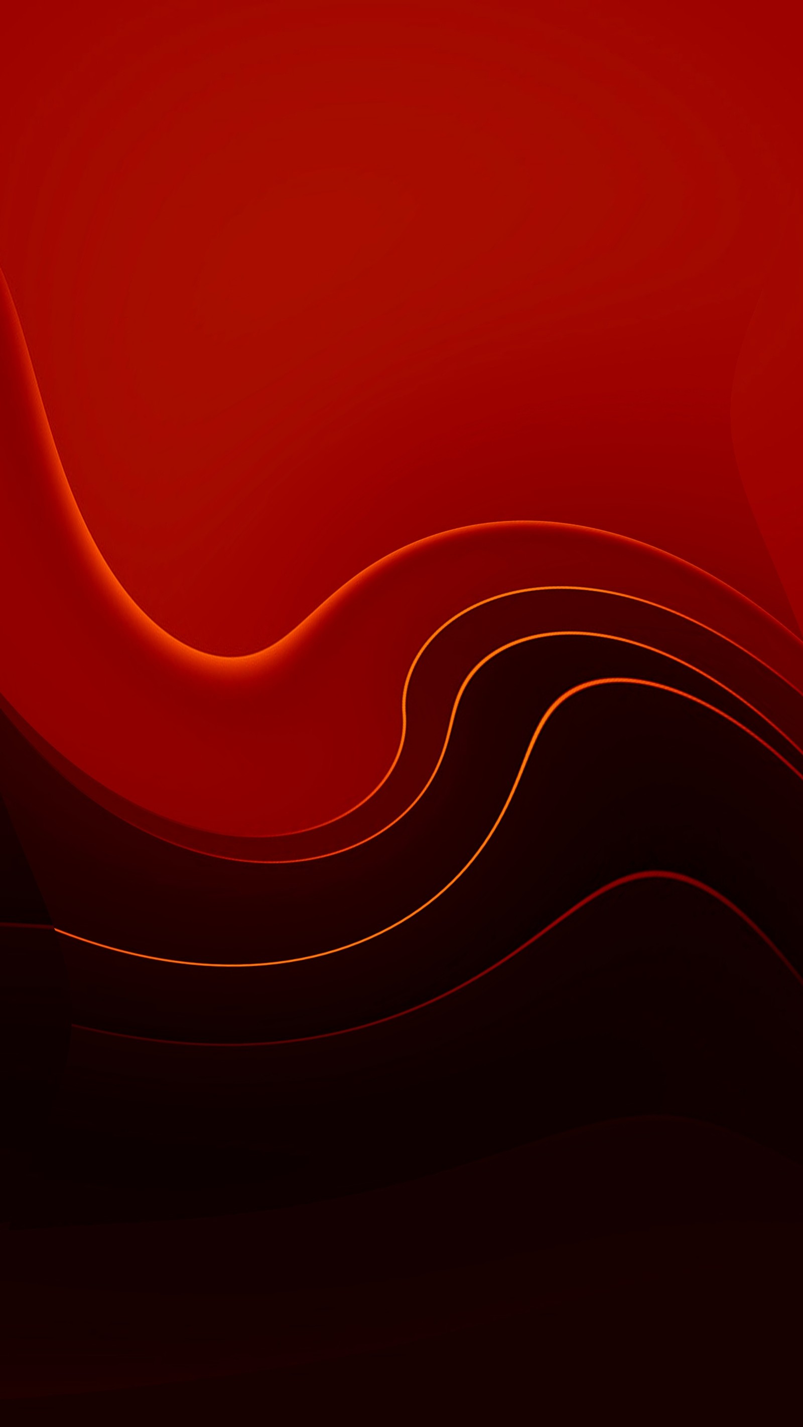 Abstract red and black background with curved lines (abstract, orange)