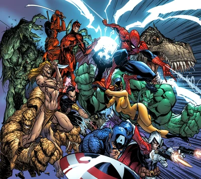 Epic Marvel Battle: Heroes and Monsters Unite