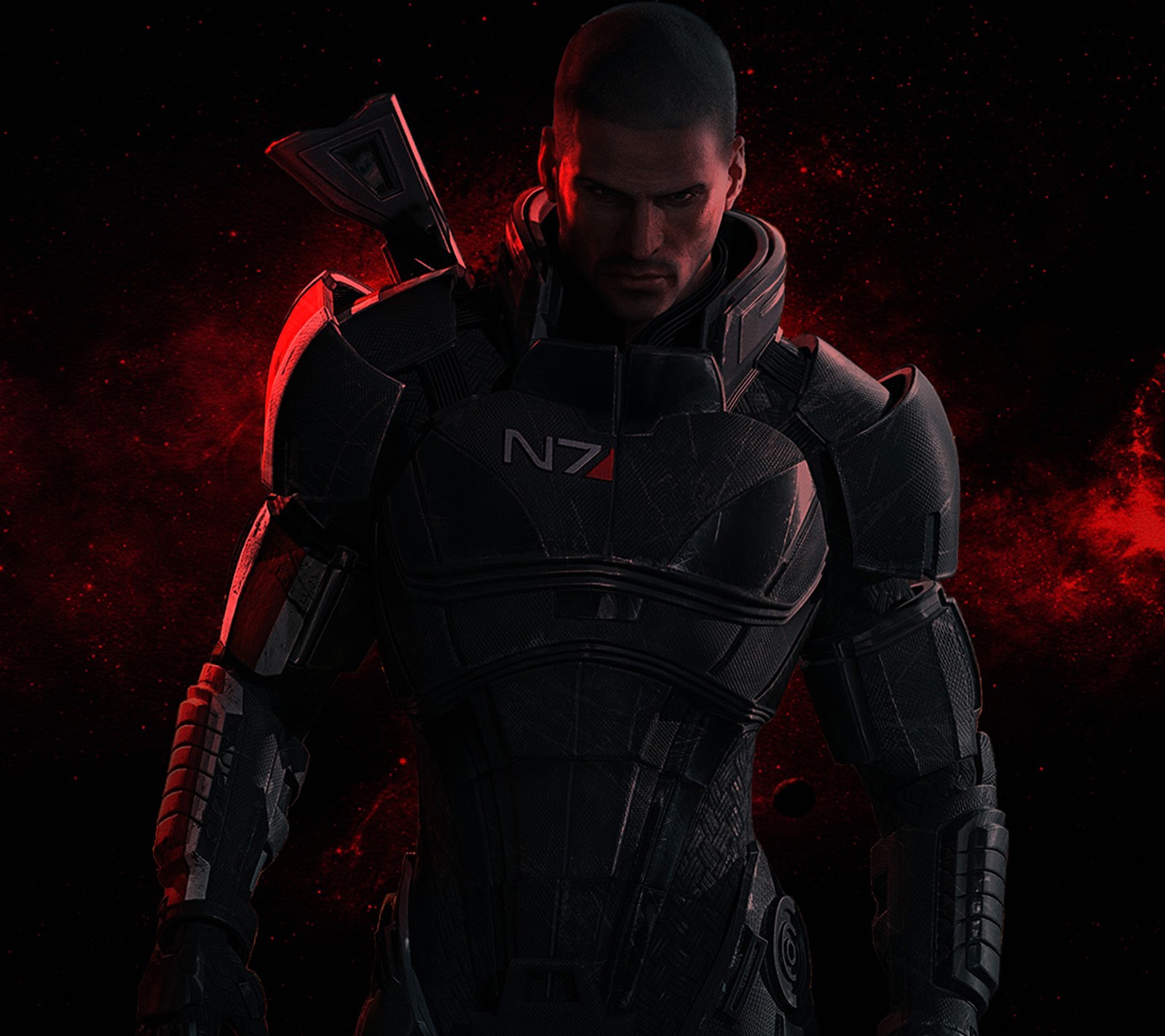 Baixar papel de parede sangue, comandante, escuro, mass effect, shepard