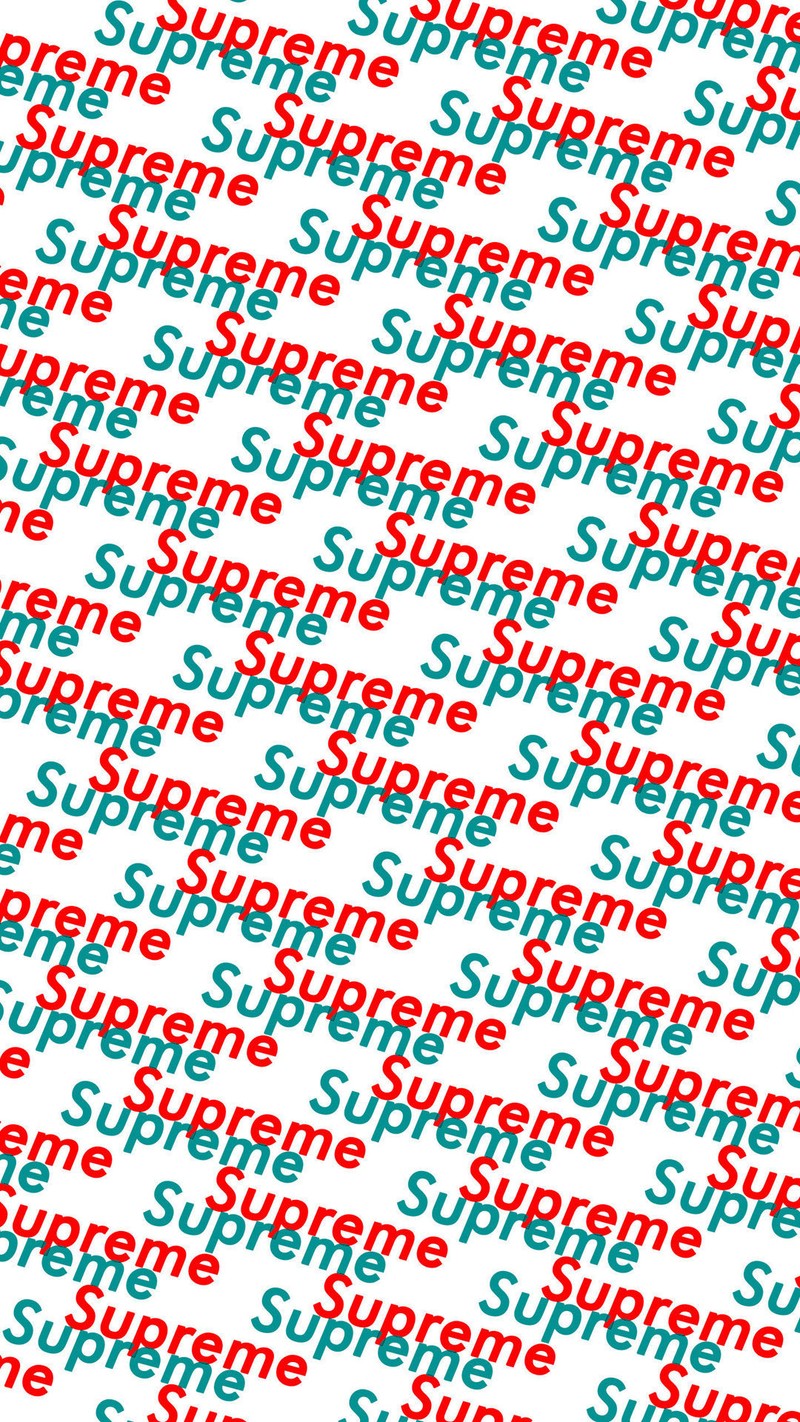 Близкий план красно-синего узора с надписью supreme (логотип, supreme, слова)