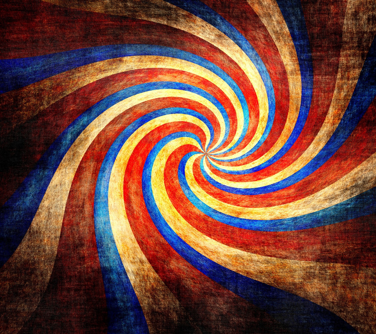 A painting of a swirl of colors on a black background (abstract, background, colorful, grunge)