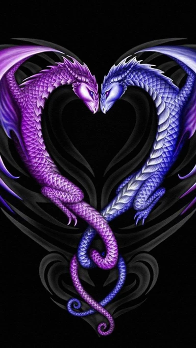 dragon, amour