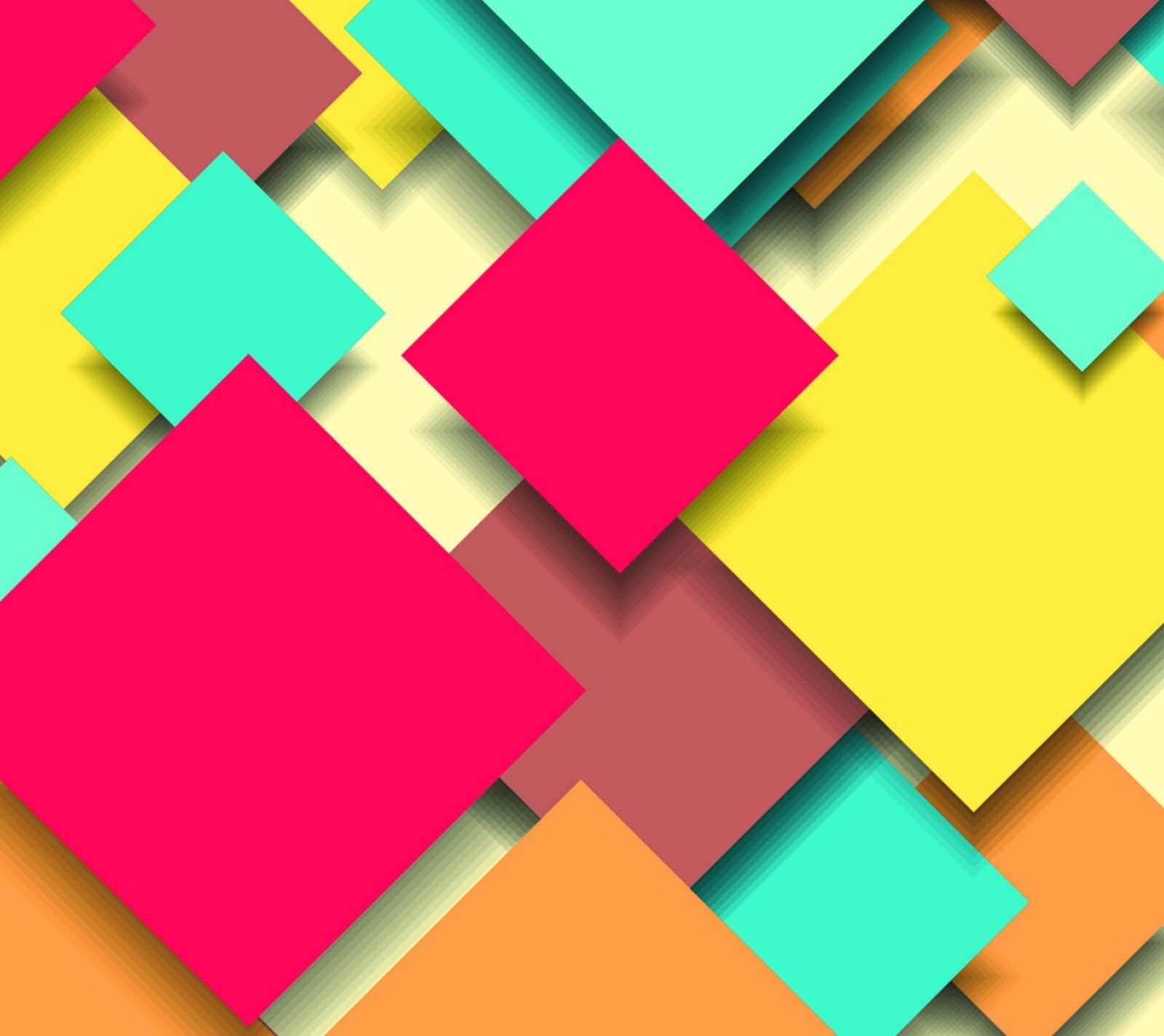 A close up of a colorful background with squares and squares (abstract, artistic, colorful, squares)