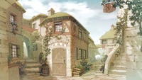 building, medieval architecture, courtyard, estate, playstation 3 wallpaper