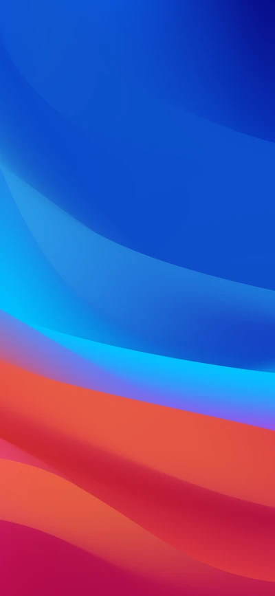 Fondo degradado vibrante azul y naranja para el fondo de pantalla del smartphone Oppo R17 Pro