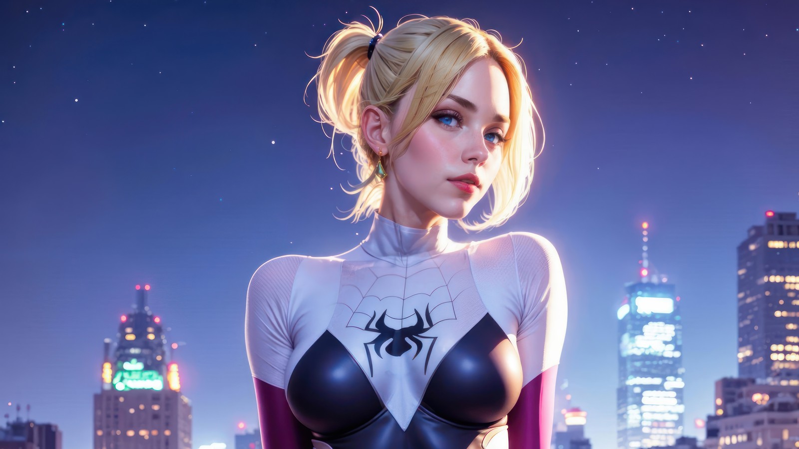 Baixar papel de parede spider gwen, gwen stacy, marvel, quadrinhos, super herói