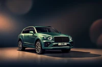 Bentley Bentayga V8 2020 em acabamento verde elegante