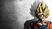 dragon ball z, супер саян гоку, super saiyan goku, аниме, anime