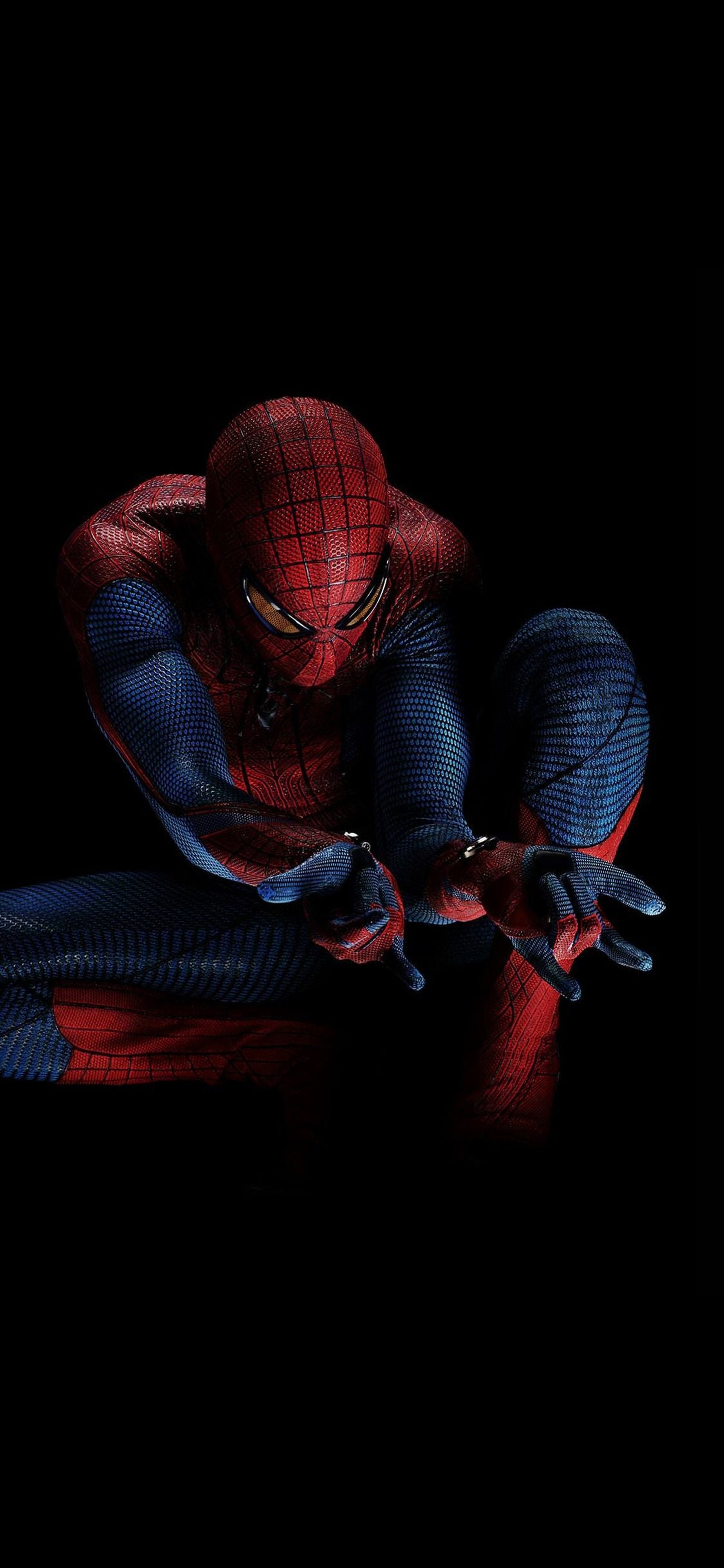 Spider - man sitting on the ground with his hands on his knees (spider man, electro, 2012, columbia pictures, art)