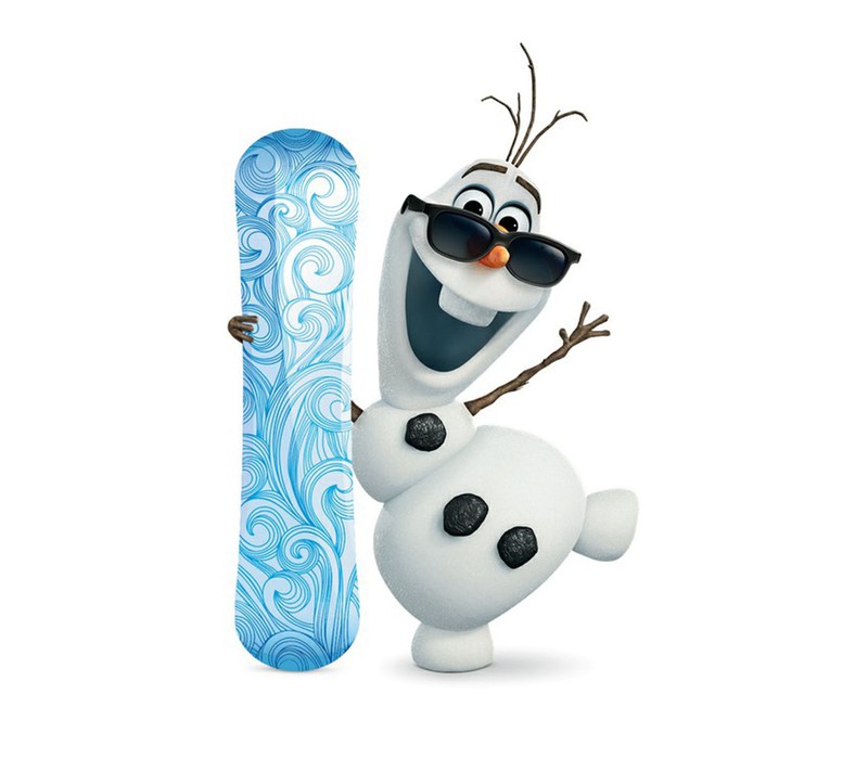 Um close de um snowboarder com uma prancha de snowboard na mão (frozen, neve)