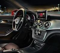 coche, asombroso, genial, interior, mercedes