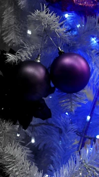 blue, christmas wallpaper