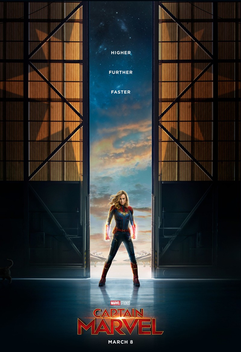 Постер фильма «капитан марвел» (капитан марвел, captain marvel, 2019, фильм, действие)