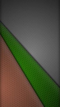 Geometric Background with Brown and Green Hexagonal Patterns.