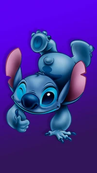 happy, stitch wallpaper