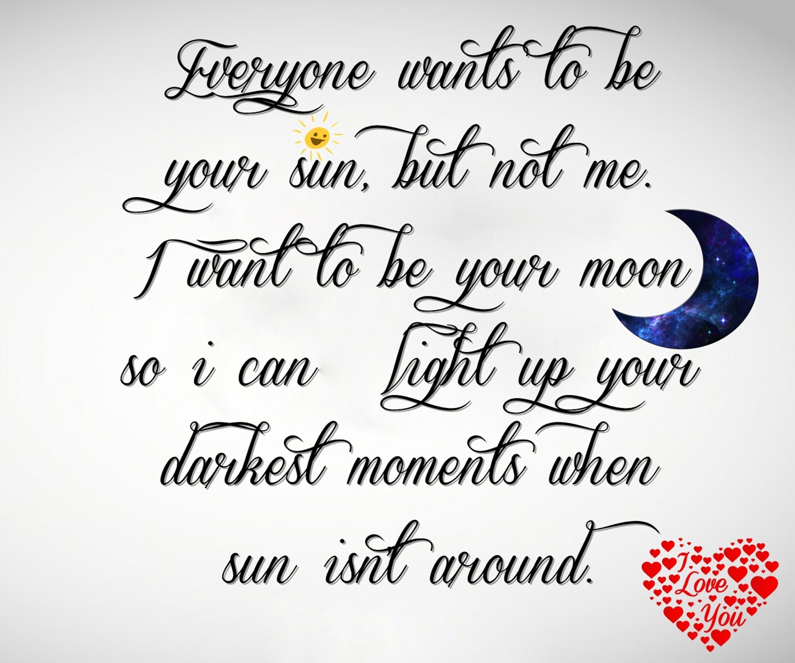 darkest, light, love, moments, moon Download Wallpaper