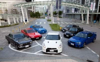 Nissan Skyline GT-R Familie: Ein Erbe von Leistung und Design