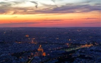 horizon, urban area, cloud, city, cityscape wallpaper