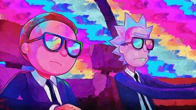 Rick et Morty : Aventure cosmique en lunettes stylées