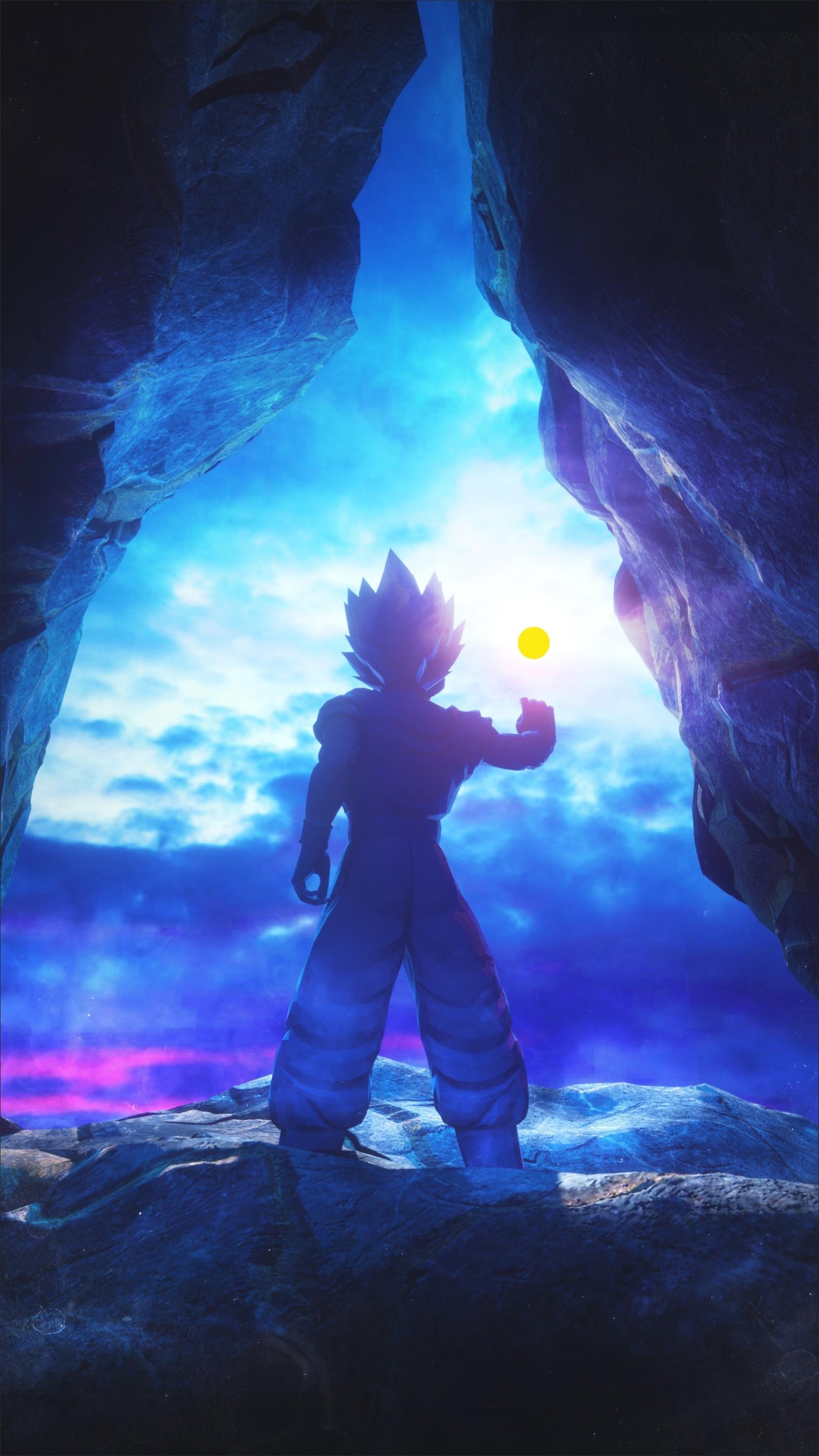 Lade goku, vegeta, dragonball, dragon ball, anime kunst Hintergrund herunter