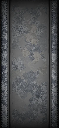 Symmetrical Grey Patterns in a Black and White Frame