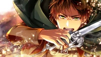 eren yeager, attack on titan, shingeki no kyojin, anime wallpaper