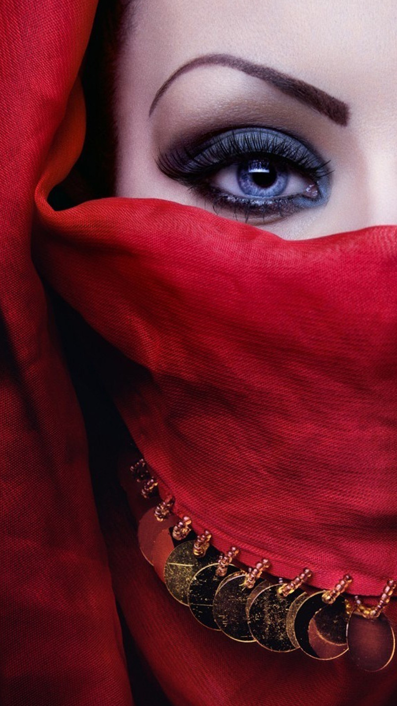 Descargar fondo de pantalla moda árabe, ojos hermosos, ojos, moda, amor