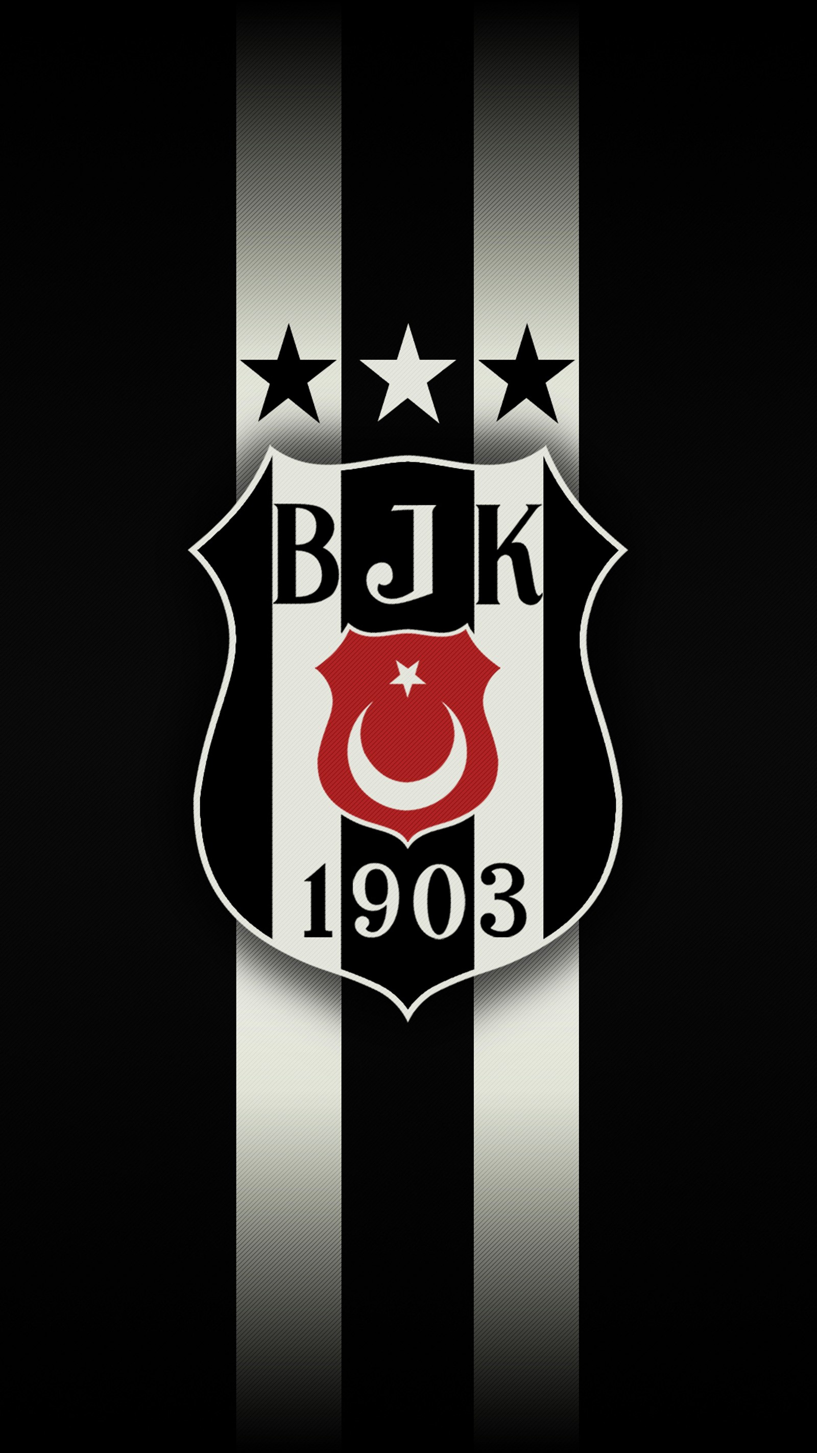 Скачать обои 3 звезды, 3 yildiz, бешикташ, besiktas, bjk