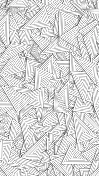 Motifs triangulaires géométriques abstraits sur texture blanche