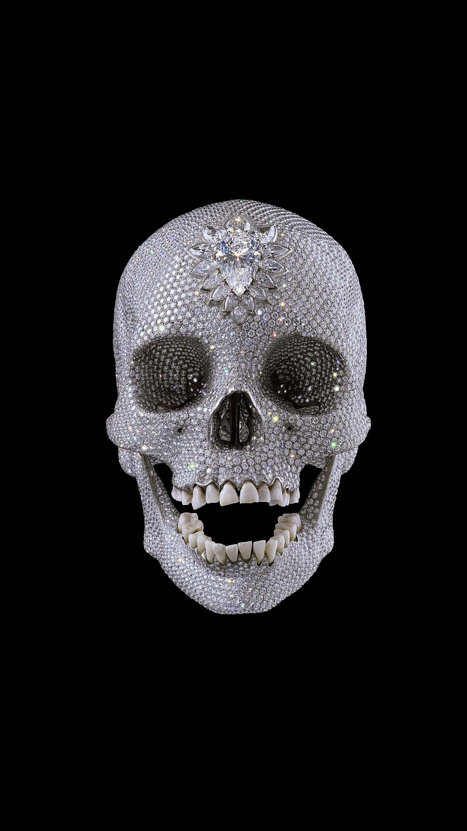 Téléchargez le fond d'écran british artist, damien hirst, jeweled skull