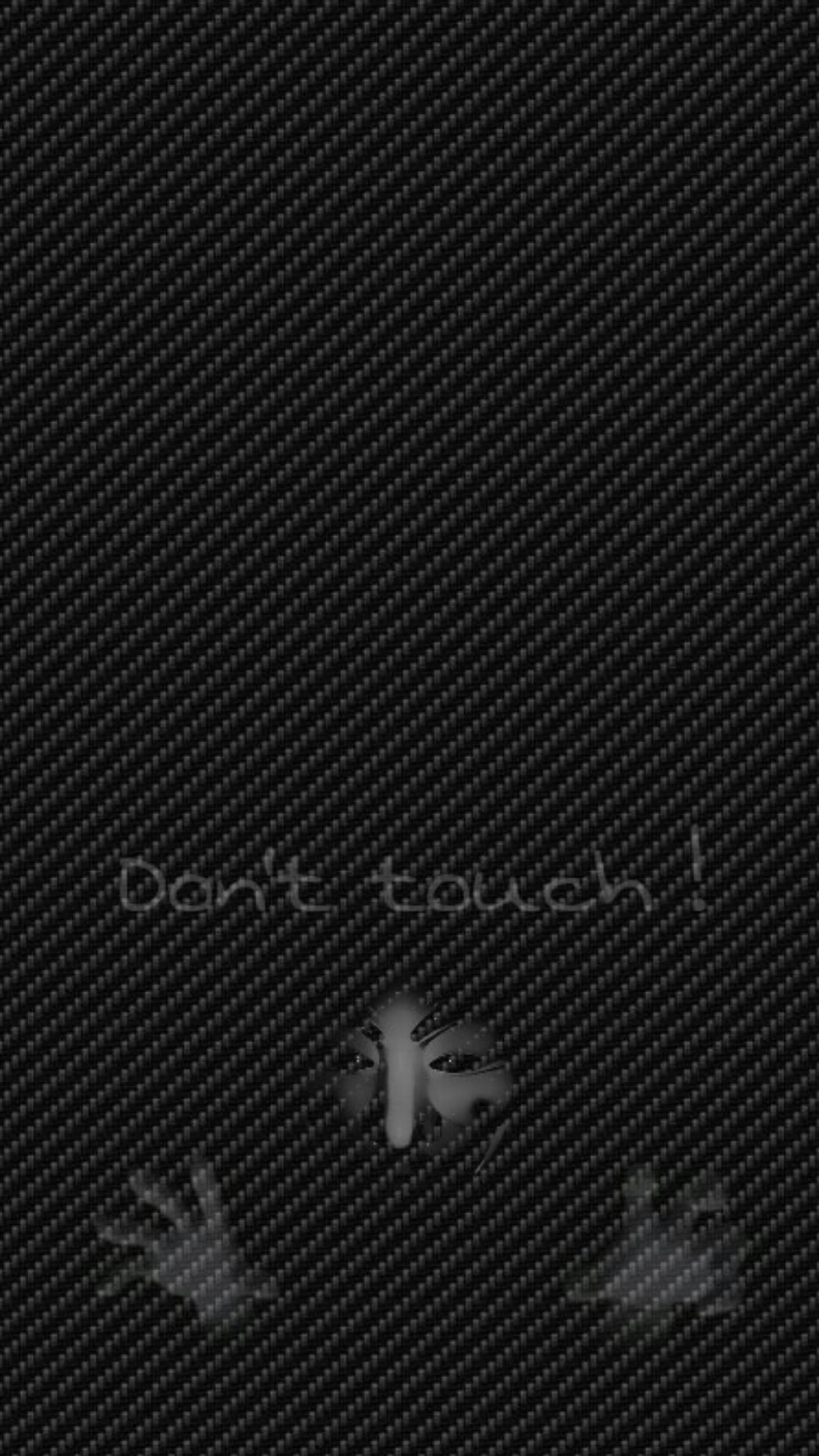 anonymous, black, carbon, dark, lockscreen Download Wallpaper