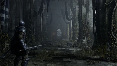 Ruines hantées d'un royaume oublié dans Demon's Souls