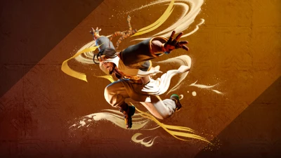 Rashid em ação: Salto dinâmico de Street Fighter 6