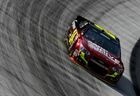 High-Speed Action on the NASCAR Race Track