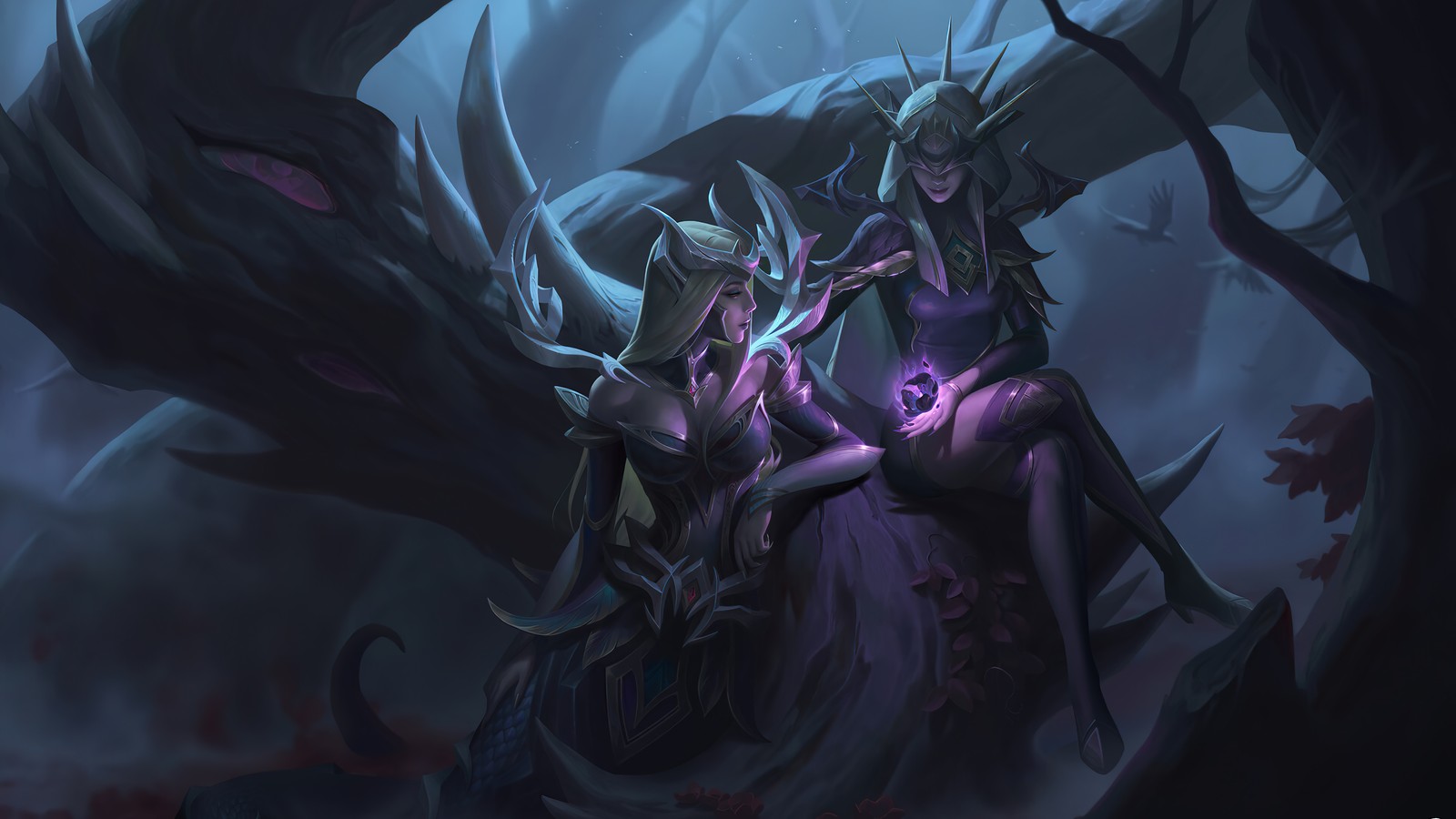 coven, ashe, cassiopeia, lol, league of legends Download Wallpaper